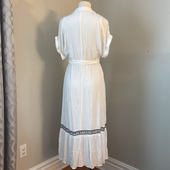 Now + Gen by Sonoma Goods For Life® Embroidered Midi Shirtdress Sz XS - Picture 9 of 12